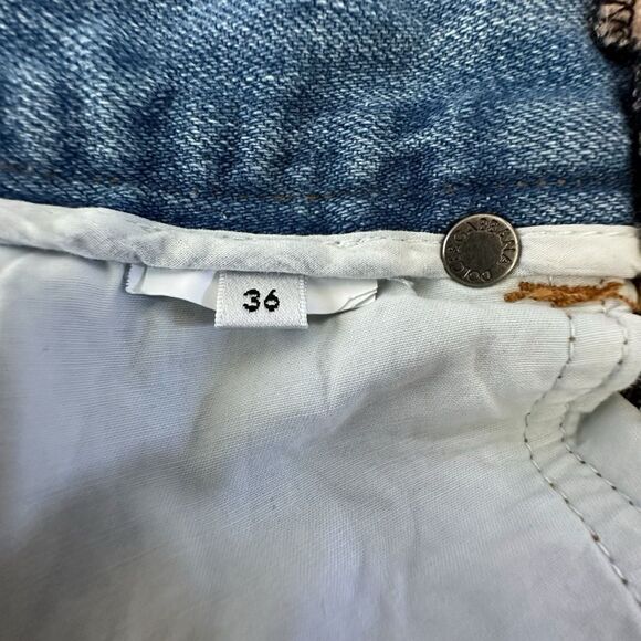 Dolce & Gabbana ~multi-distressed-brocade-relaxed-crop-jeans~missing brand patch - Picture 13 of 16